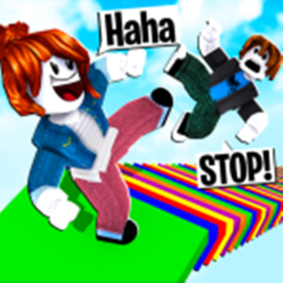 Walk up the Rainbow Stairs for a Suprise!