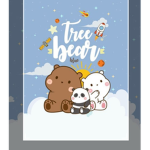 - TREE • BEARS • BLUE -