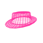 Hologram Fedora Pink