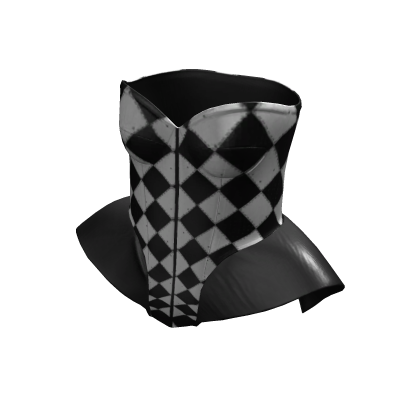 💛Y2K Goth Harlequin Checkered Corset Top [SUSIE]