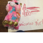 Unicorn Girls Sunsets Squad