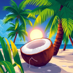 🏝️ Tropical Coconut Simulator