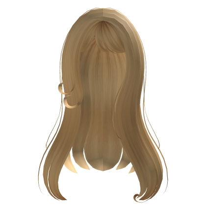 Long Soft Siren Waves Hair Cream Blonde Y2K Roblox item