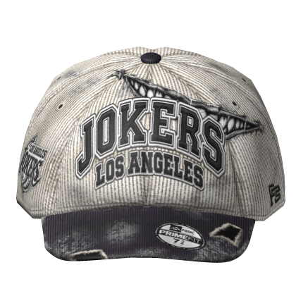 Front Black&White Jokers Grunge Distressed Y2K Cap