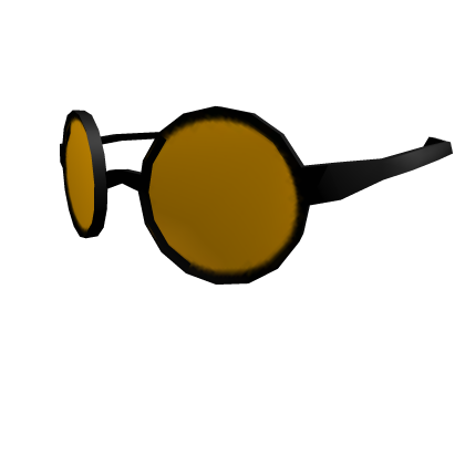 Amber Round Glasses
