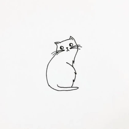 cat drawing