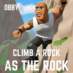 Climb A Rock As The Rock Obby
