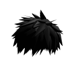 Super Spikey Anime Hair (black)