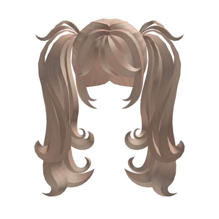 fluffy cute cozy kawaii ginger blonde pigtails v2
