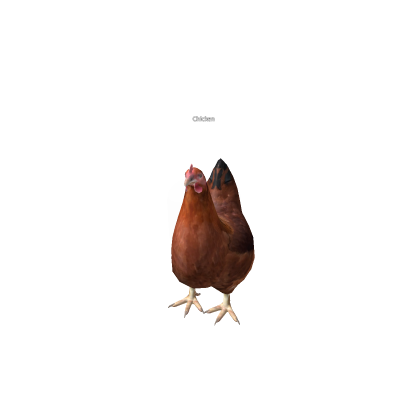 Chicken NPC (Walking, Respawning, Clucking)