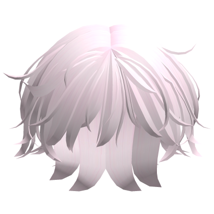 Pink Short Fluffy Layered Anime Boy Hair Roblox item