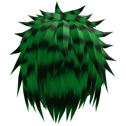 Green Racoon Spiky Boy Messy Vkei Edgy Hair Roblox item