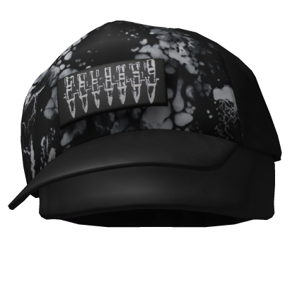 Black Gothic Cap W Bandana