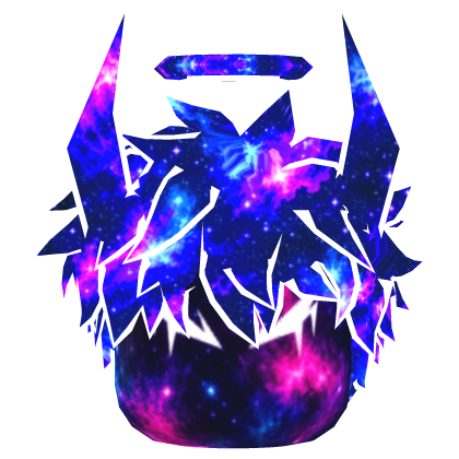 Cartoony Galaxy Demon Boy With Halo