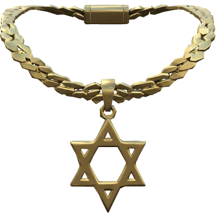 Gold Iced Out Israel Chain 3.0