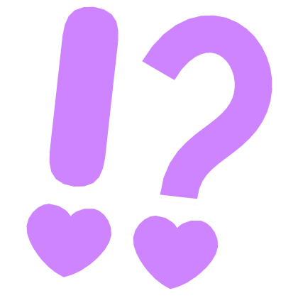 ♡ Cute Glowing Surprised Anime Sticker Purple