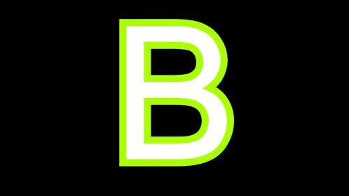 B