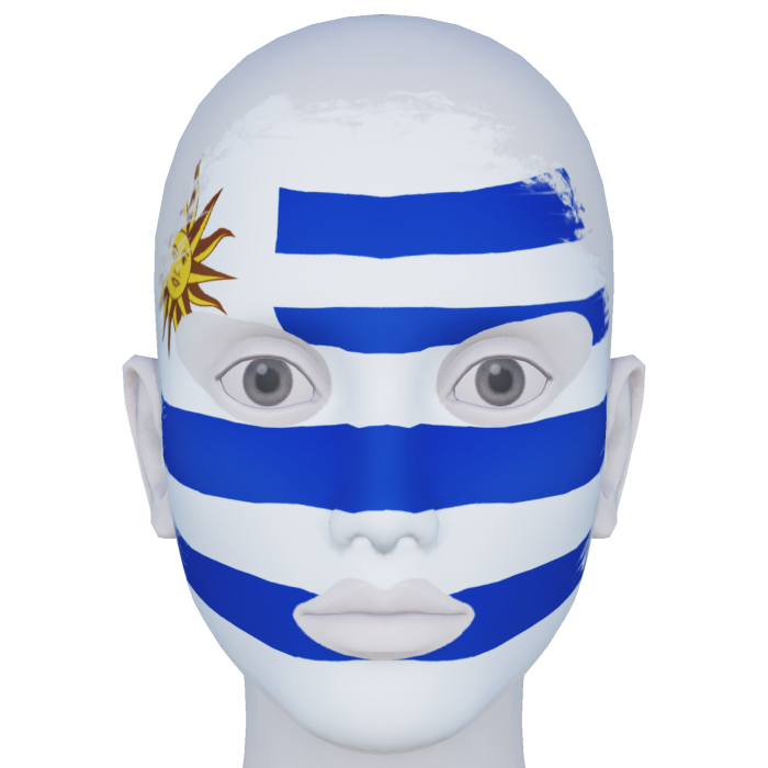 Uruguay Facepaint