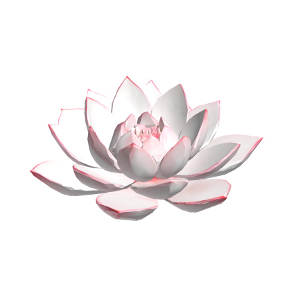 蓮の花 light pastel pink lotus flower hairpiece Roblox item