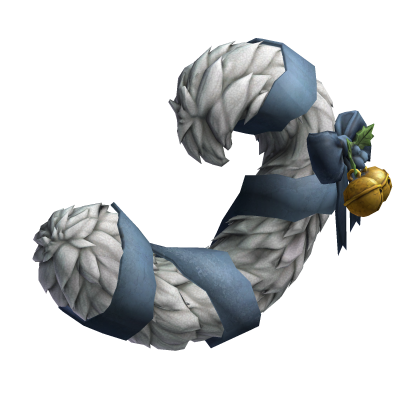 White Navy Christmas Cat Tail