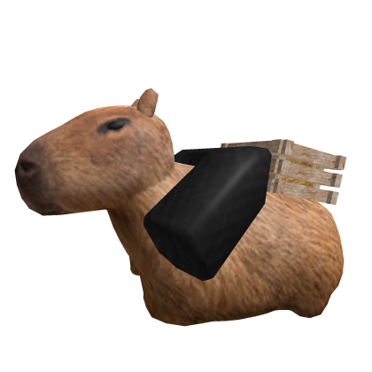 Realistic Capybara Mount w/ Black Pants