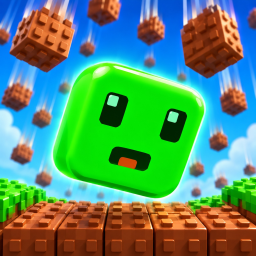 Escape the falling blocks.
