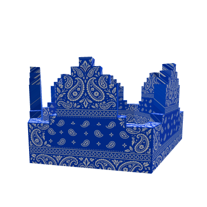 [ADD-ON] Blue Bandana Crown