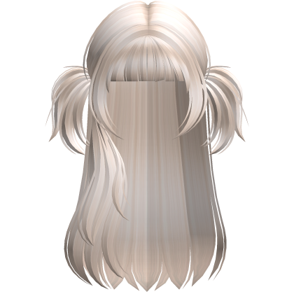 Beige Y2K Long Twin-Tail Hair