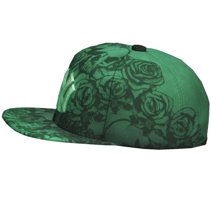 Green Rose NY Tilted Fitted Cap Roblox item
