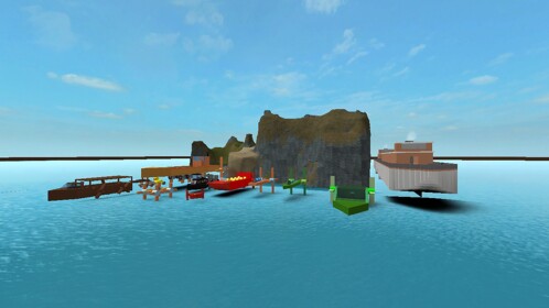 Boating on the sea