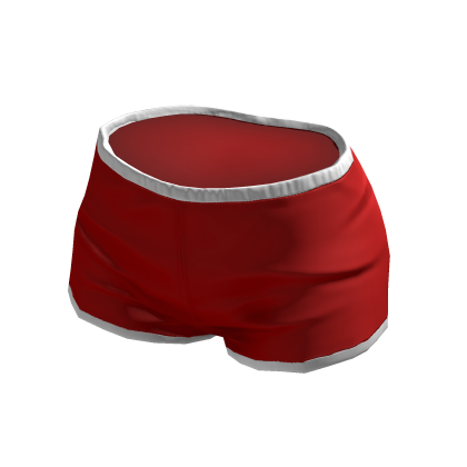 Athletic Shorts Red Mini Dolphin Sweat Gym Y2K thumbnail