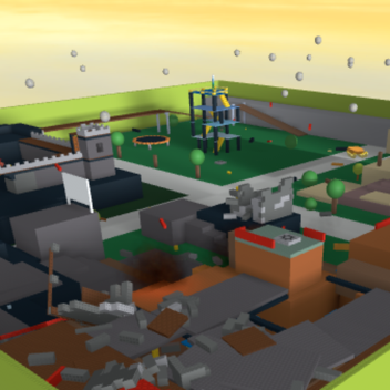 Crossroads except it's being invaded by ROBOTS!!!