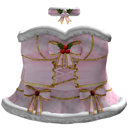 Kawaii Pink Christmas Dress