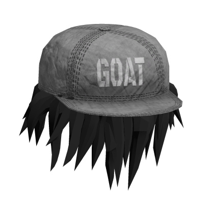Backwards GOAT Cap w/ Hair