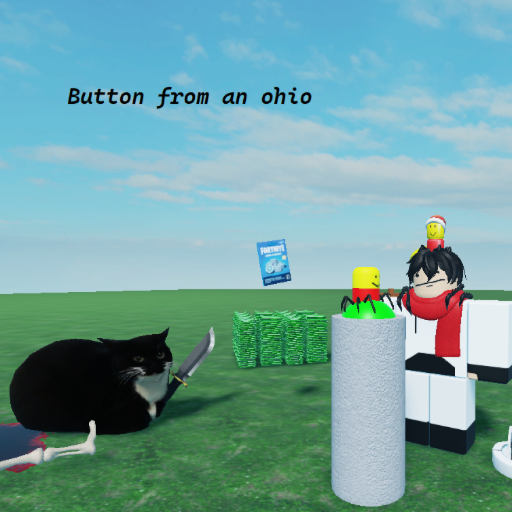 Button from an Ohio [27 Disasters!]