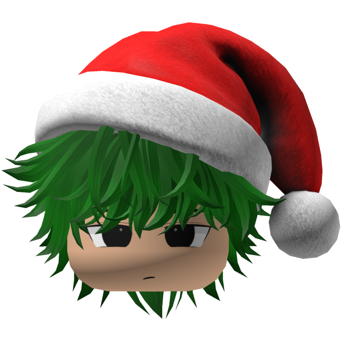 fluffy hair Christmas beret hat (Green)