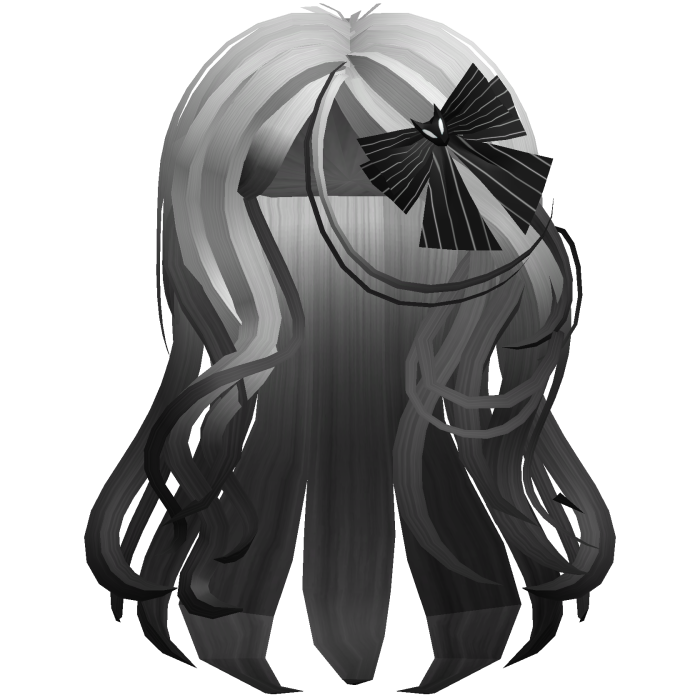 💀 Jack Skellington Black White Halloween Hair