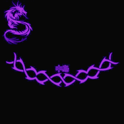 purple dragon shindo life custom cape Roblox decal