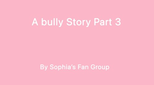 a bully story (Maria's REVENGE)
