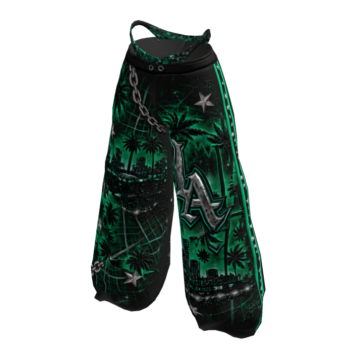 Los Angeles Pants w/ Bikini Line - Green