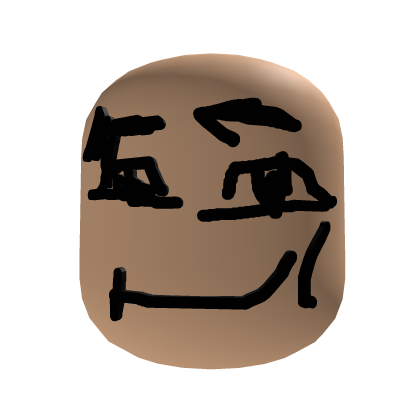 Funny Man Face Roblox item