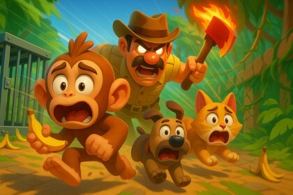 (😨) Escape Evil ZooKeeper! (Obby)