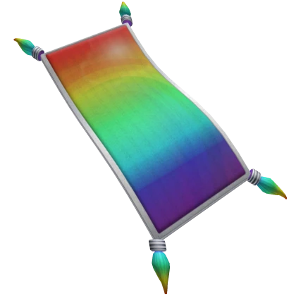 Deluxe Rainbow Magic Carpet Roblox item thumbnail