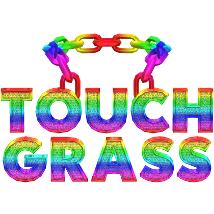 Rainbow Touch Grass Chain Roblox item