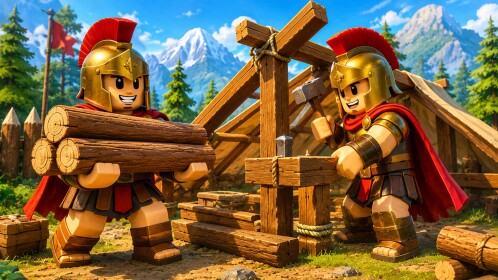 2 Người chơi Sparta Tycoon ⚔️