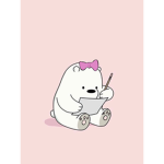 Aesthetic pink bear squad