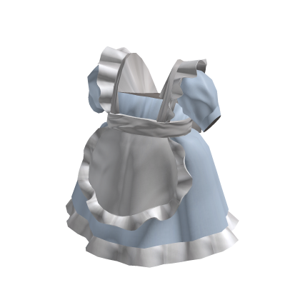 Puffy Doll Maid Dress- Blue