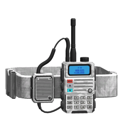 White Camo Tactical Radio Arm Strap