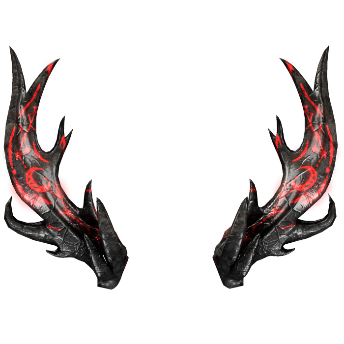 Glowing Bloodmoon Antlers [EMISSIVE]