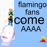 flamingo fans come AAAA